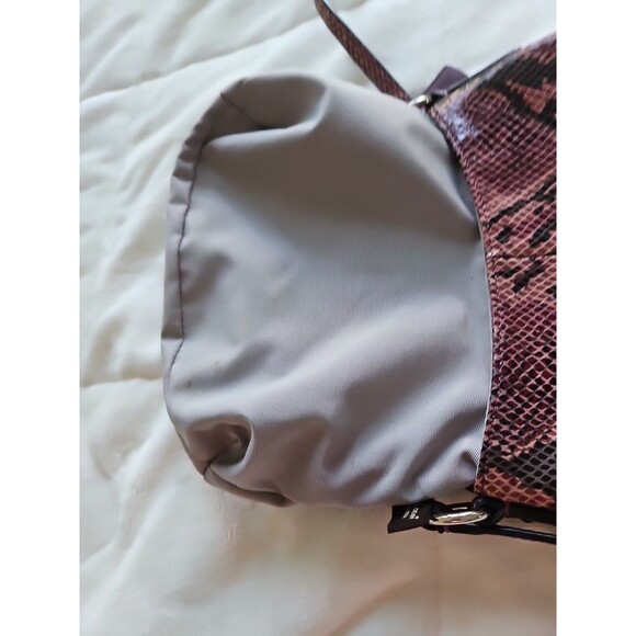 Coach Soho Purple/Burgundy & Black Python Snakeskin Leather  Crossbody - Picture 9 of 14